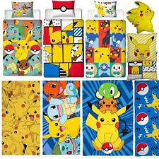 POKEMON BEDDING PIKACHU POKEBALL DUVETS TOWEL CUSHION BLANKET - SOLD SEPARATELY