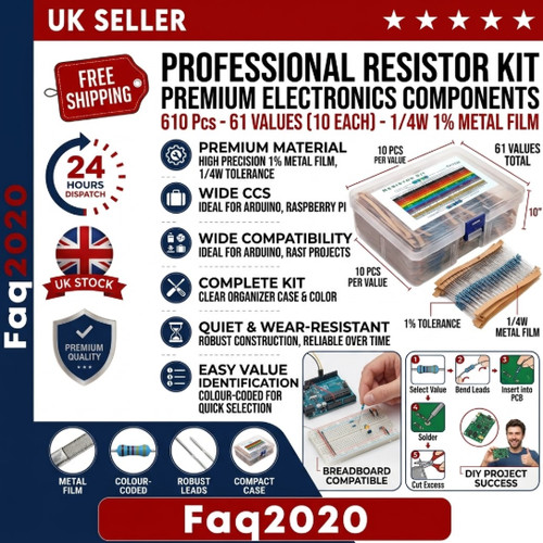 600pcs resistors assortment - resistors,