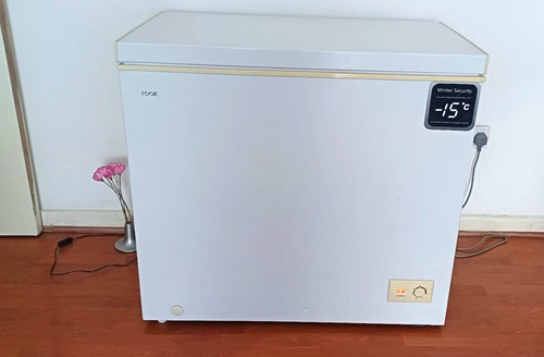 Logik white chest - chest, freezer