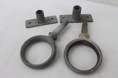 Vintage pair oar lock horns - oar,