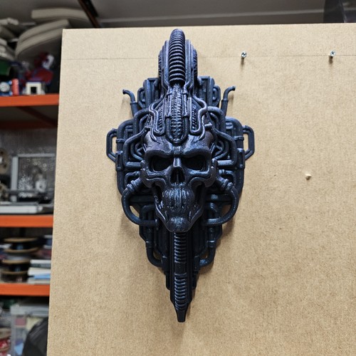 Giger inspired 3d - inspired, printed