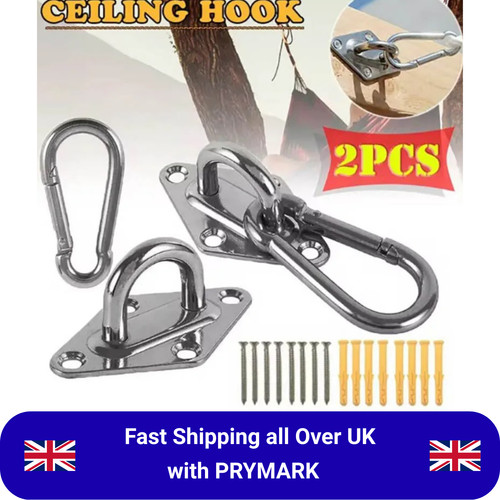 Heavy duty hook hammock - 2x,