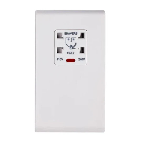 Dual voltage shaver sockets - voltage,