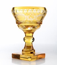 c.1860-90 Bohemian Amber Glass