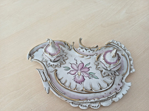 Antique kalk porcelain double - antique,