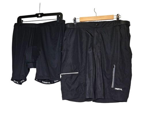 Trayl nwt cycling shorts set - trayl,