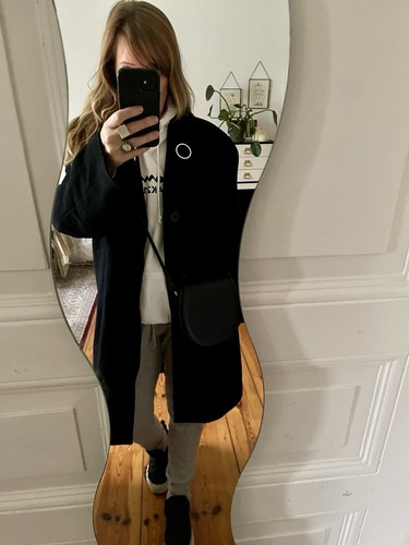 Black wool cashmere - &, blend