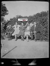 Group, characters, Glass plate