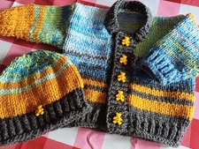  Hand Knitted 3-6 Month Baby