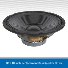 QTX 10 Inch Replacement Bass Speaker Driver Cone Woofer 10" 200W 8 Ohms HiFi PA