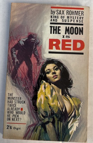 Sax rohmer the moon - rohmer, red