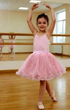 Pink Frilly Tutu Skirt Ballet Skirt  Age 5-6 Pink Party Tutu Skirt For Girls 