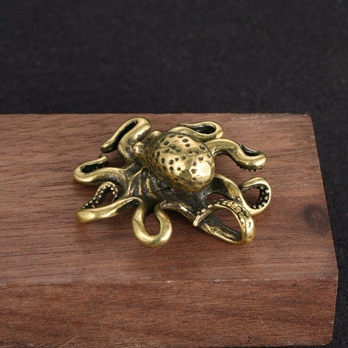 Solid brass octopus - solid,