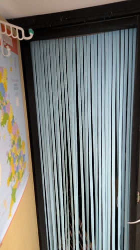 Slat type door curtain fly - slat,