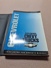 1994 Chevy Astro Van Owner's