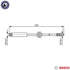 BRAKE HOSE 1 987 476 182 FOR