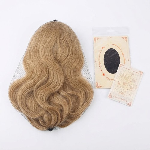 Wig wavy long blonde - wavy,