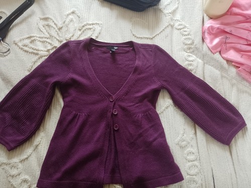 Vintage aubergine fitted - h&m,