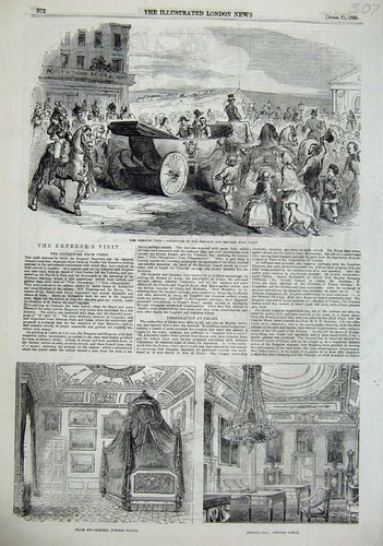 Original old antique print - original,