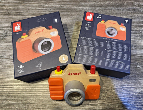 Janod wooden sound camera - janod,