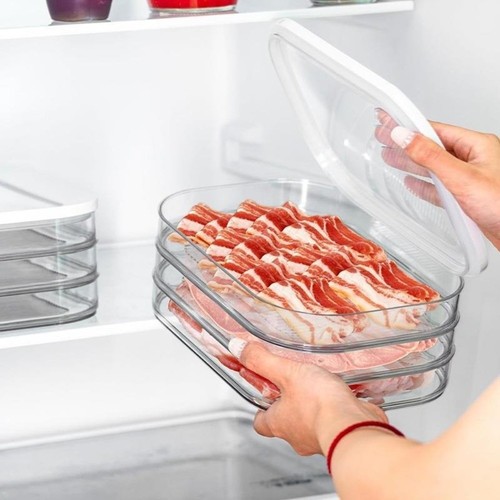 Stackable meat container - stackable,