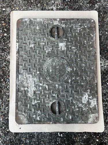 Reclaimed cast iron manhole - reclaimed,