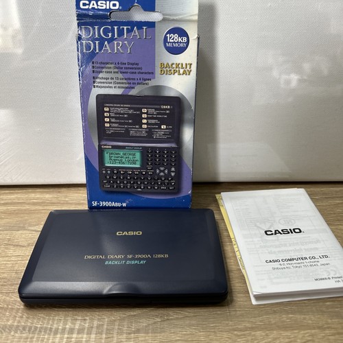 Casio digital diary 3900a - casio, sf-3900a