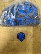 Job Lot Dart Flights - 20 Blue