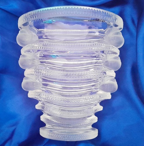 Lalique mark vase with - vase,
