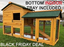 5ft outdoor rabbit - hutch, and