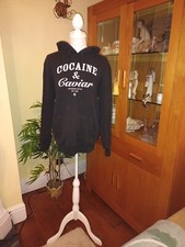 Hooded Sweatshirt - Cocaine & Caviar logo - M/L - Unisex