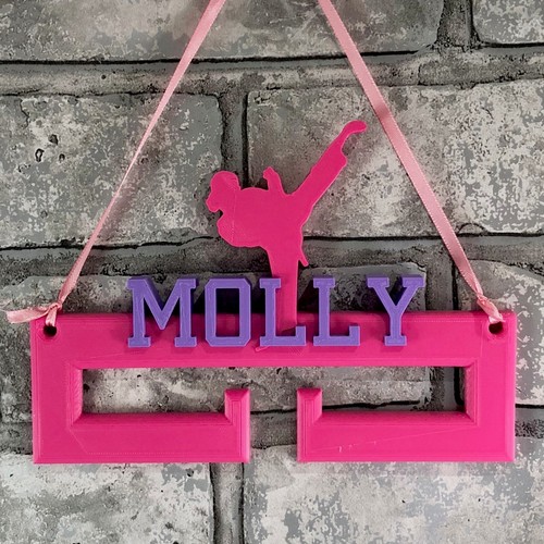 Karate medal hanger - hanger/holder,