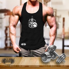 Spartan Warrior Vest Gym Clothing Bodybuilding Training Workout MMA Men Tank Top