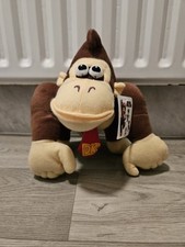 Official Nintendo Donkey Kong Plush 2011 Super Mario Toy, New With Tags