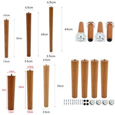 4pcs Wooden Furniture Legs