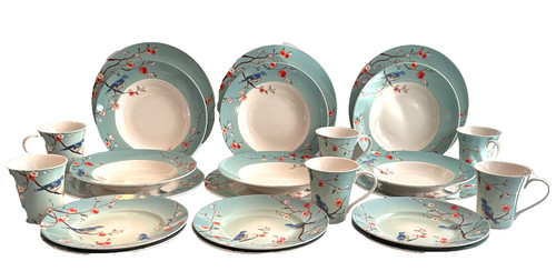 Home spring song plates - spring,