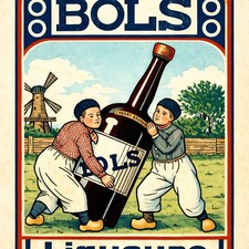 🍾 Bols Liqueur Vintage Ad