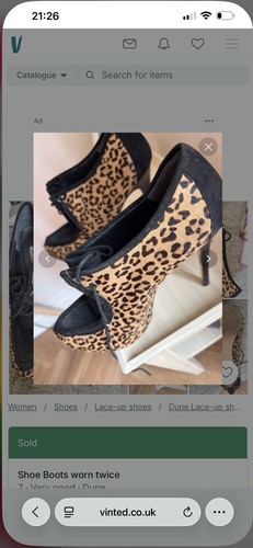Dune leather heeled - leather, ankle