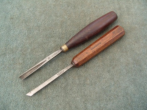 Vee skew carving - carving, chisels