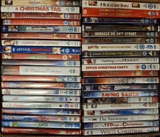 Job lot (No.1) Of 40 Christmas DVD's Excellent Condition (15 New) FREEPOST UK