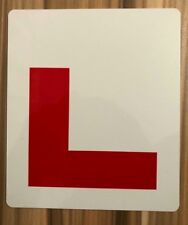 ALUMINIUM Rigid Unbreakable Motorcycle Rear L Plate -  Motorbikes & Scooter