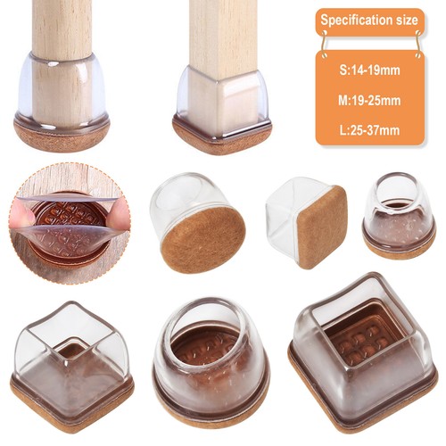 16pcs clear silicone - 16pcs, leg