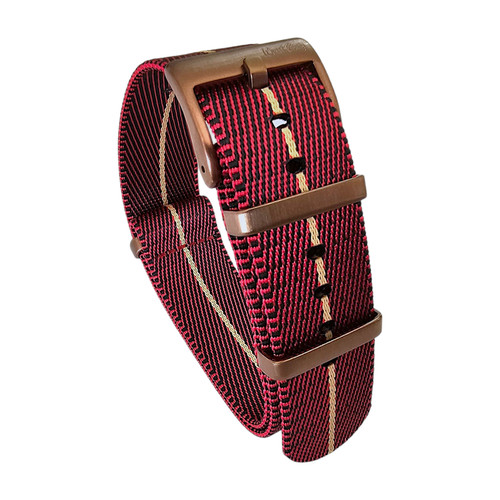 Bronze pvd watch strap band - bronze,
