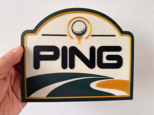 Ping golf wall plaque sign - golf,