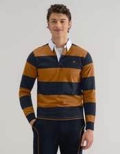 Mens Long Sleeve Rugby Polo