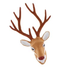 Faux Deer Head Models Animal Head Wall Sculpture Home Decoration Gift