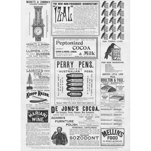 Victorian adverts pine wool - adverts,,