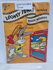 Looney Tunes & Merrie Melodies Comics #90 Golden Age Dell 1949 VG