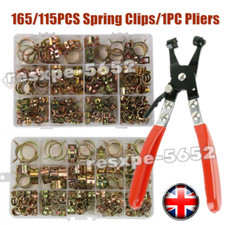 165/115pcs 6-22mm Spring Clips