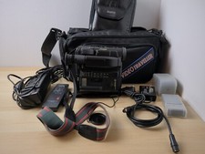 Vintage Sanyo VM-ES88P Video 8mm Camcorder Bundle Spares & Repairs Faulty - Prop